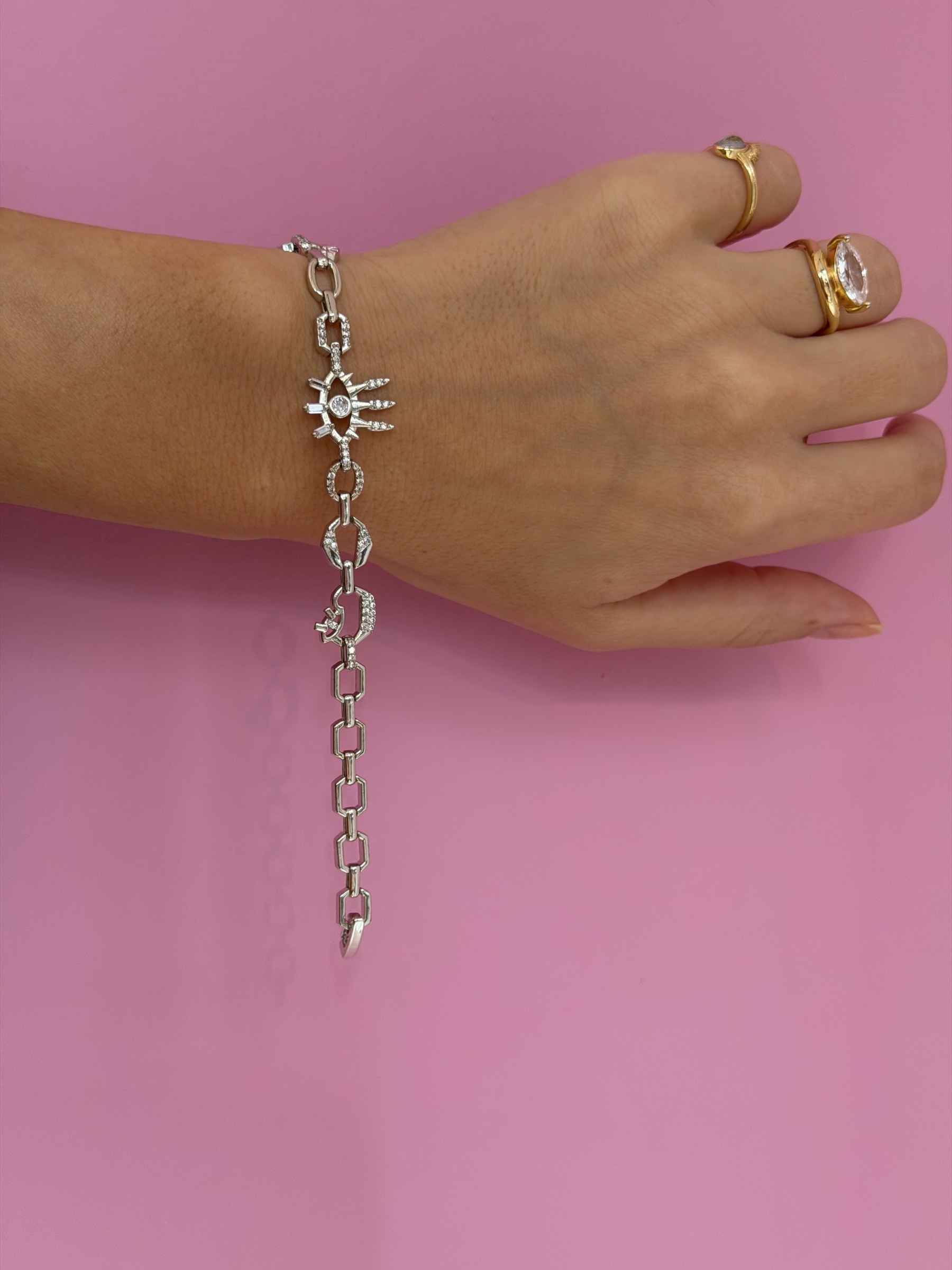 Silver Göz Detaylı Bileklik