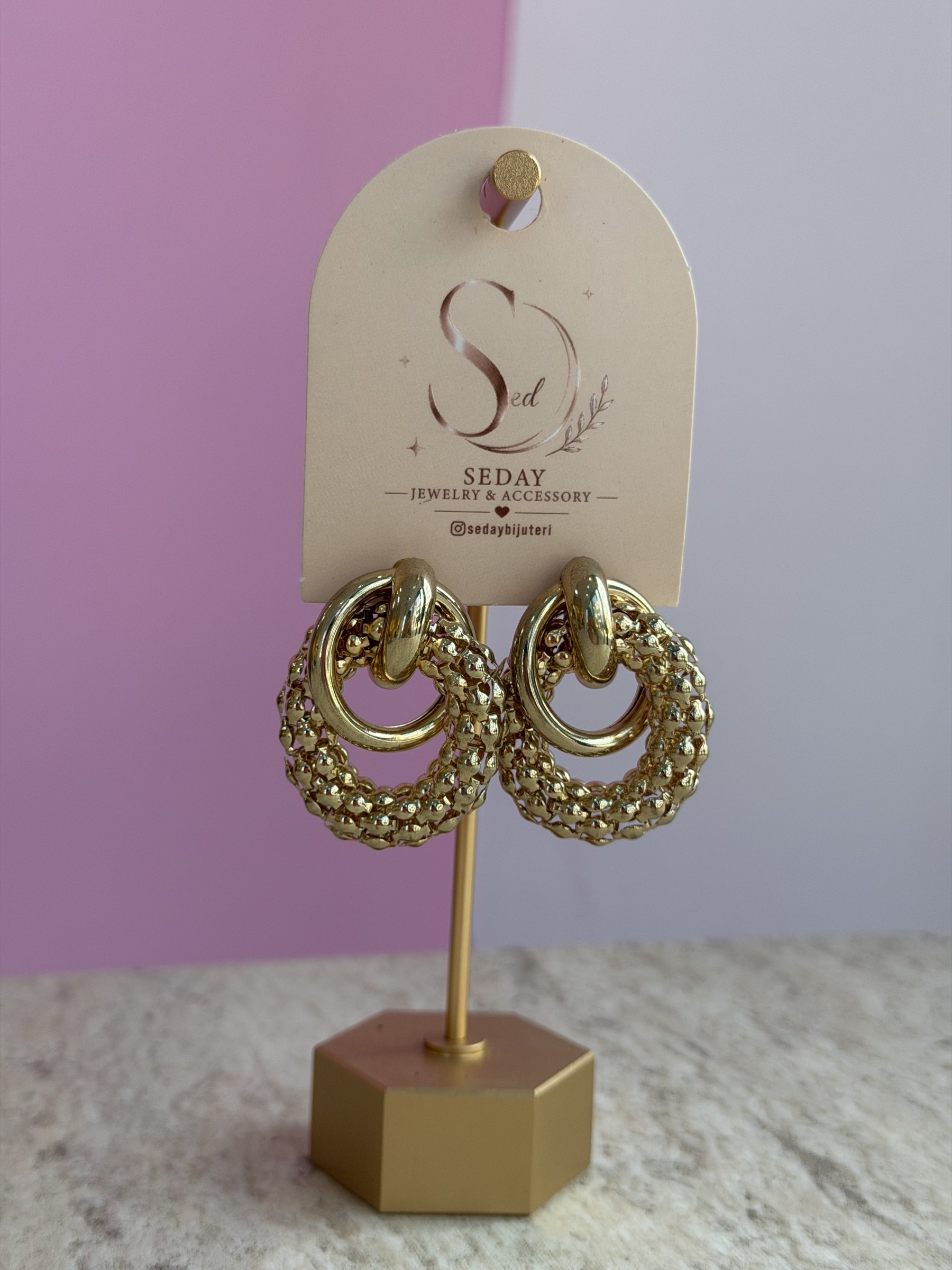 Gold Küpe